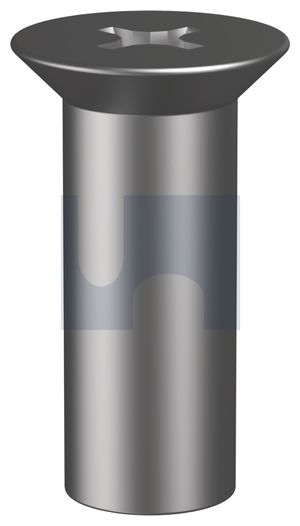 POWERS POST HEAD CSK SS 316 10MM DIA